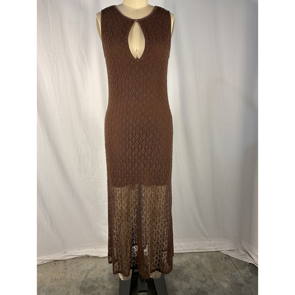 Bec + Bridge 'Aurora' Brown Nylon Dress Size S - Picture 2 of 6